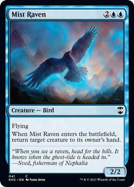 Mist Raven [Commander: Kaldheim] 41