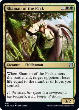 Shaman of the Pack [Commander: Kaldheim] 92
