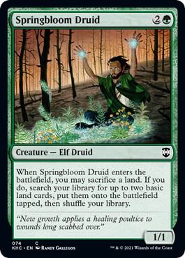 Springbloom Druid [Commander: Kaldheim] 74