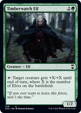 Timberwatch Elf [Commander: Kaldheim] 76