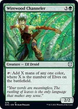 Wirewood Channeler [Commander: Kaldheim] 79
