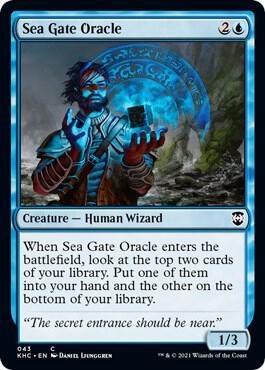 Sea Gate Oracle [Commander: Kaldheim] 43