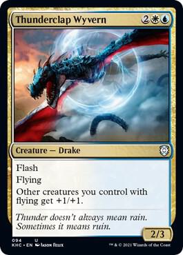 Thunderclap Wyvern [Commander: Kaldheim] 94