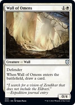 Wall of Omens [Commander: Kaldheim] 35