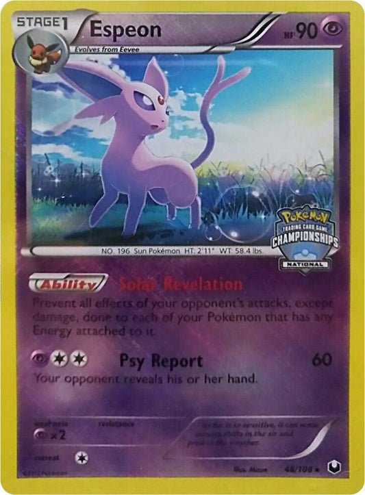 Espeon - 48/108 (National Championships) [League & Championship Cards] 048/108
