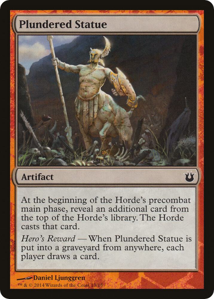 Plundered Statue [Hero's Path Promos] 13