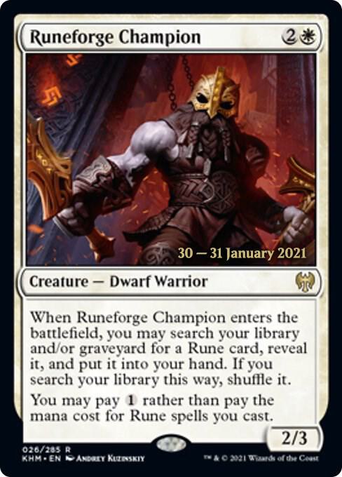 Runeforge Champion [Prerelease Cards] 26