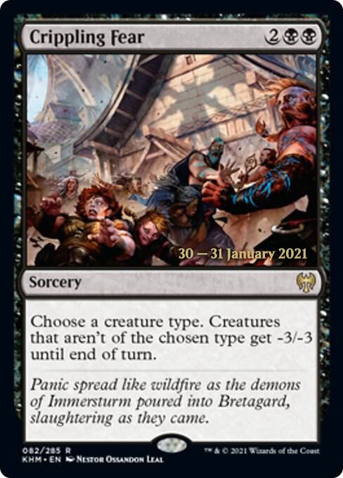 Crippling Fear [Prerelease Cards] 82