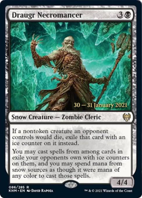 Draugr Necromancer [Prerelease Cards] 86