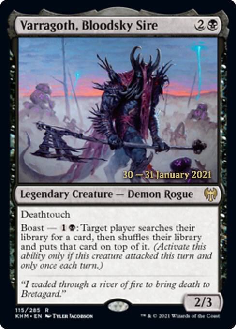 Varragoth, Bloodsky Sire [Prerelease Cards] 115