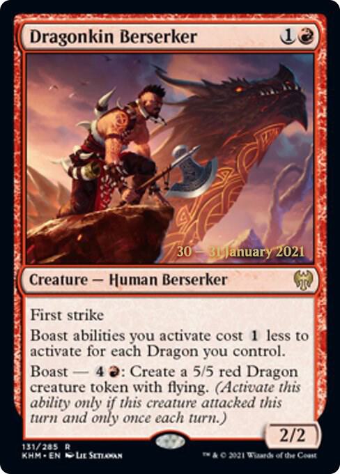 Dragonkin Berserker [Prerelease Cards] 131
