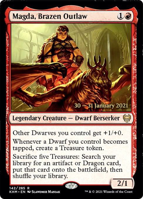 Magda, Brazen Outlaw [Prerelease Cards] 142