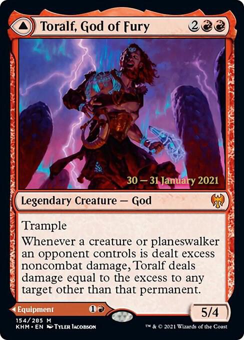 Toralf, God of Fury [Prerelease Cards] 154