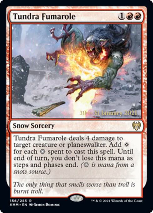 Tundra Fumarole [Prerelease Cards] 156