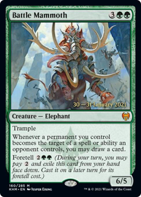 Battle Mammoth [Prerelease Cards] 160