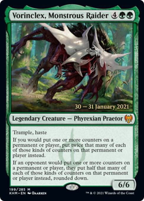 Vorinclex, Monstrous Raider [Prerelease Cards] 199