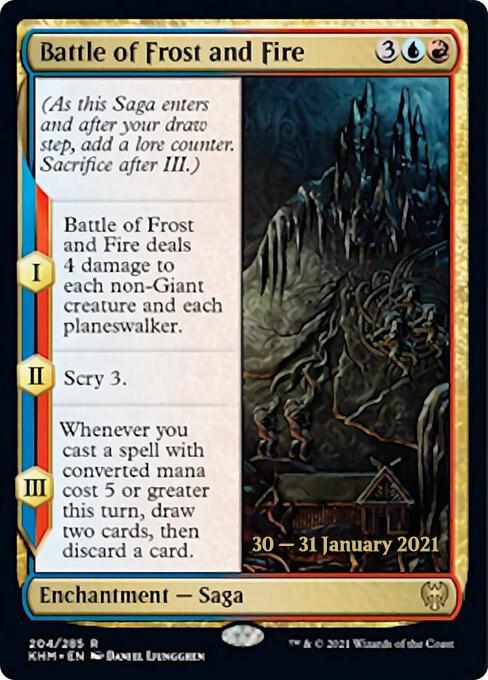 Battle of Frost and Fire [Prerelease Cards] 204