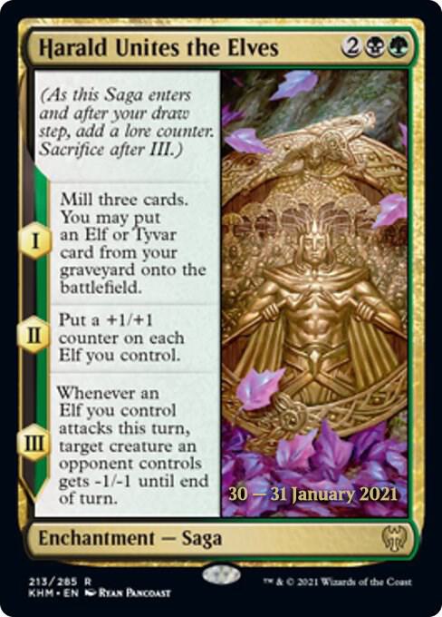 Harald Unites the Elves [Prerelease Cards] 213