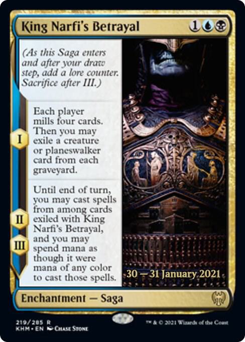 King Narfi's Betrayal [Prerelease Cards] 219