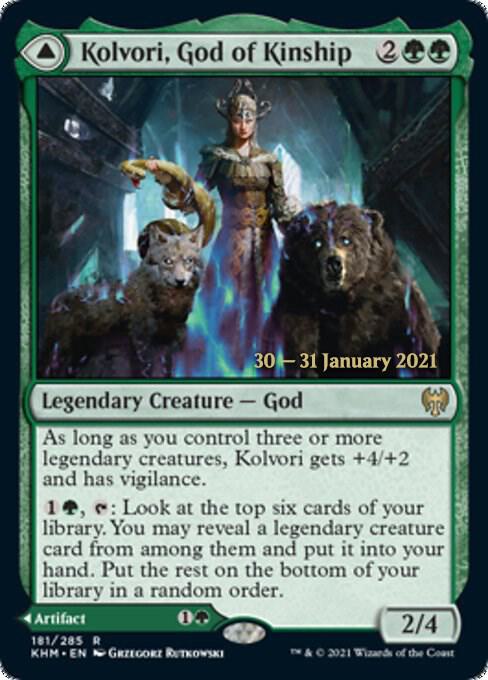Kolvori, God of Kinship [Prerelease Cards] 181