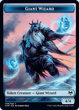 Giant Wizard Token [Kaldheim] 6
