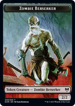 Zombie Berserker Token [Kaldheim] 9