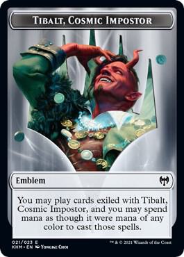 Emblem - Tibalt, Cosmic Impostor [Kaldheim] 21