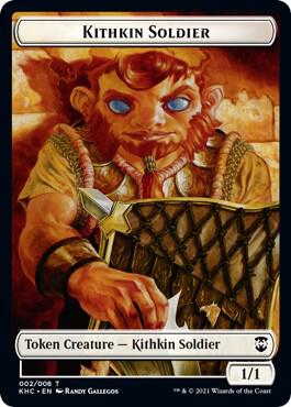 Kithkin Soldier // Pegasus Double-Sided Token [Commander: Kaldheim] 2 // 3