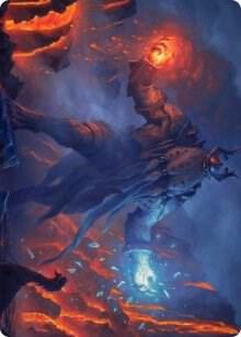 Aegar, the Freezing Flame Art Card [Art Series: Kaldheim] 55