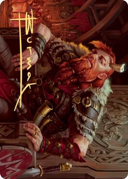 Arni Brokenbrow Art Card (Gold-Stamped Signature) [Art Series: Kaldheim] 30