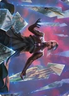 Behold the Multiverse Art Card [Art Series: Kaldheim] 10
