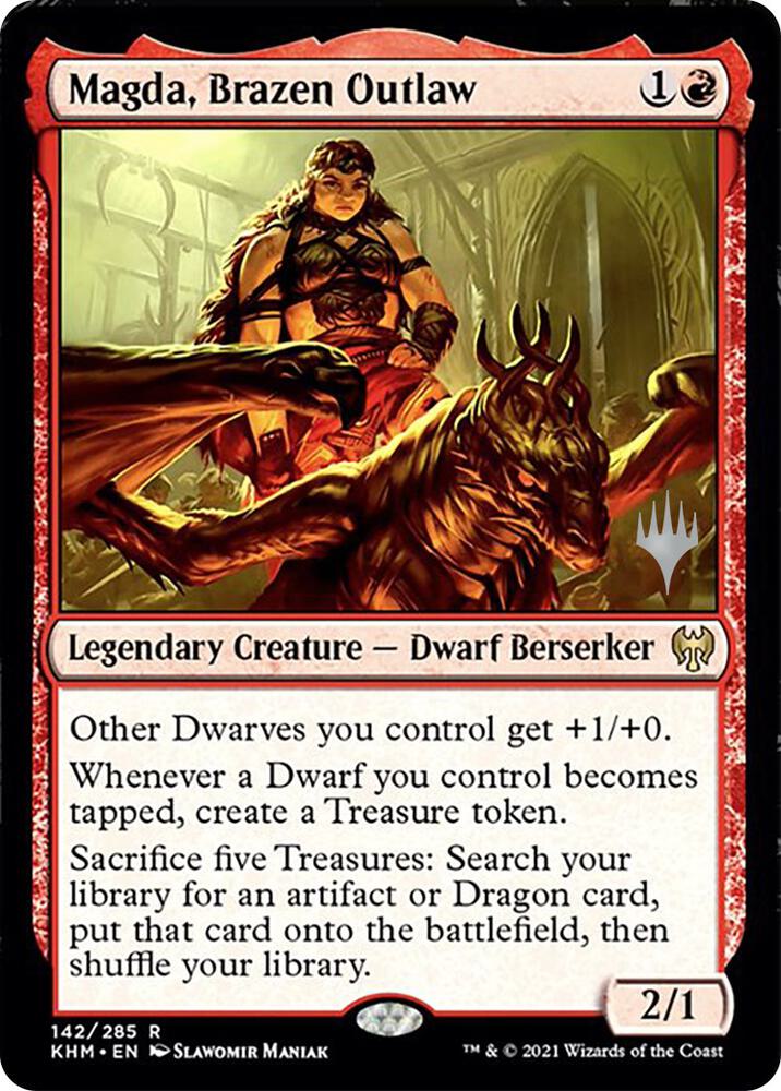 Magda, Brazen Outlaw [Promo Pack: Kaldheim] 142