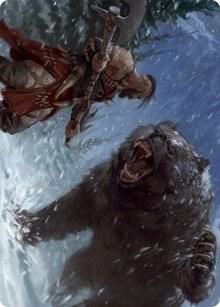 Blizzard Brawl Art Card [Art Series: Kaldheim] 41