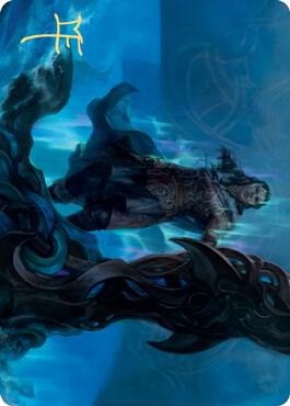 Cosima, God of the Voyage Art Card (Gold-Stamped Signature) [Art Series: Kaldheim] 12