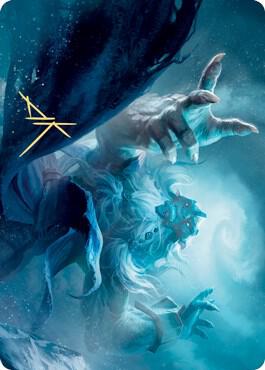 Cyclone Summoner Art Card (Gold-Stamped Signature) [Art Series: Kaldheim] 13