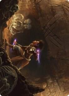 Dogged Pursuit Art Card [Art Series: Kaldheim] 21