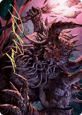 Dream Devourer Art Card (Gold-Stamped Signature) [Art Series: Kaldheim] 23