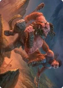Dwarven Reinforcements Art Card [Art Series: Kaldheim] 33