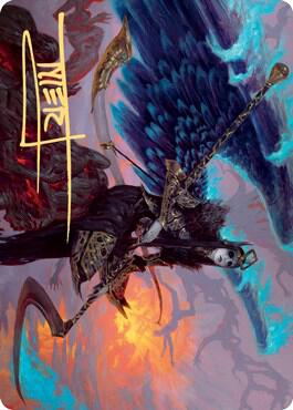 Eradicator Valkyrie Art Card (Gold-Stamped Signature) [Art Series: Kaldheim] 25
