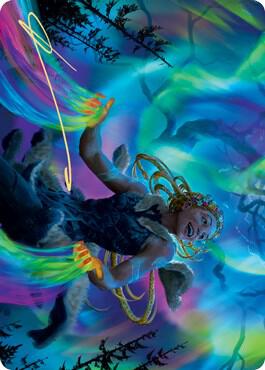 Esika, God of the Tree Art Card (Gold-Stamped Signature) [Art Series: Kaldheim] 43
