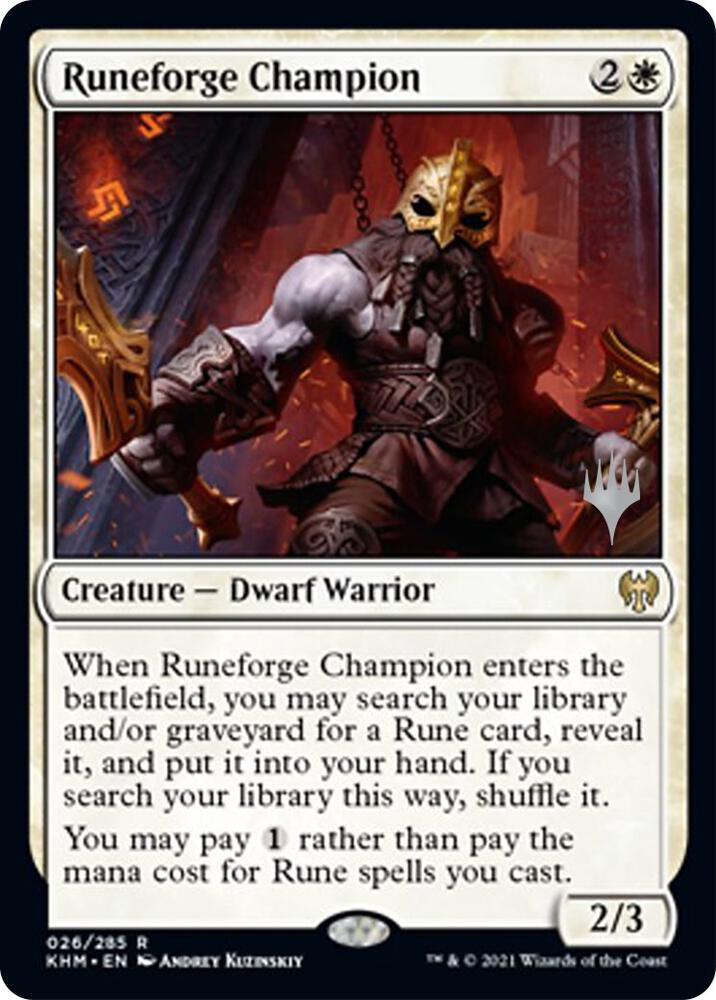 Runeforge Champion [Promo Pack: Kaldheim] 26