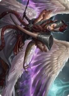 Firja, Judge of Valor Art Card [Art Series: Kaldheim] 56