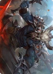 Frenzied Raider Art Card [Art Series: Kaldheim] 34