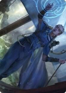 Inga Rune-Eyes Art Card [Art Series: Kaldheim] 16