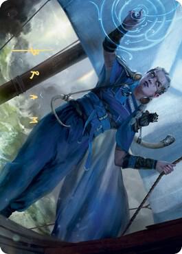 Inga Rune-Eyes Art Card (Gold-Stamped Signature) [Art Series: Kaldheim] 16