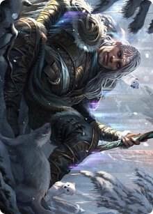Jorn, God of Winter Art Card [Art Series: Kaldheim] 47