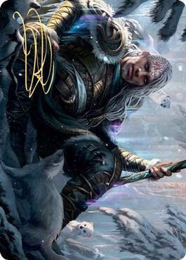 Jorn, God of Winter Art Card (Gold-Stamped Signature) [Art Series: Kaldheim] 47