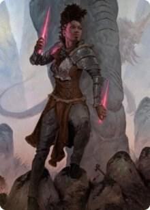 Kaya the Inexorable Art Card [Art Series: Kaldheim] 58