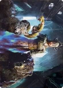 Kolvori, God of Kinship Art Card [Art Series: Kaldheim] 48
