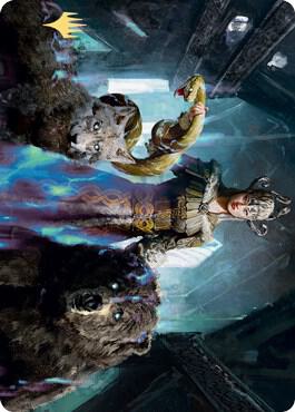 Kolvori, God of Kinship Art Card (Gold-Stamped Signature) [Art Series: Kaldheim] 48